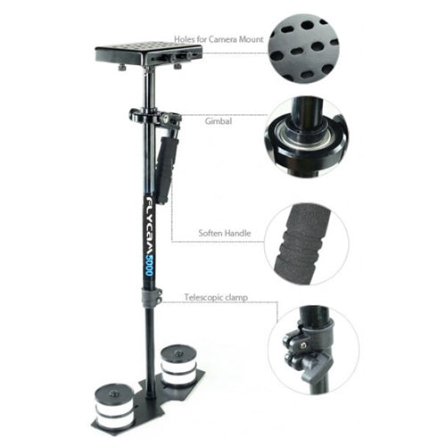 Flycam 5000 Handheld Camera Stabilizer with Body Pod