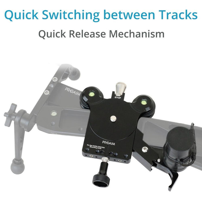 Proaim 3ft Curve-N-Line  Video Camera Slider with  Motion Control System