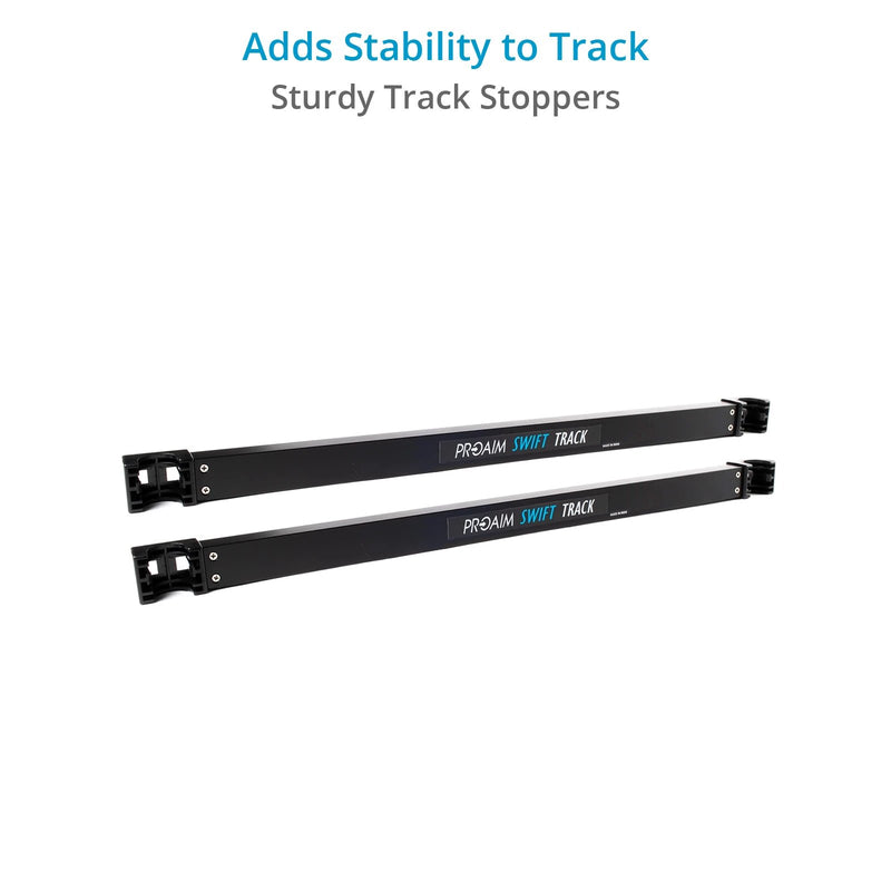 PROAIM 12ft Straight Aluminum Camera Dolly Track, ⌀ 32mm