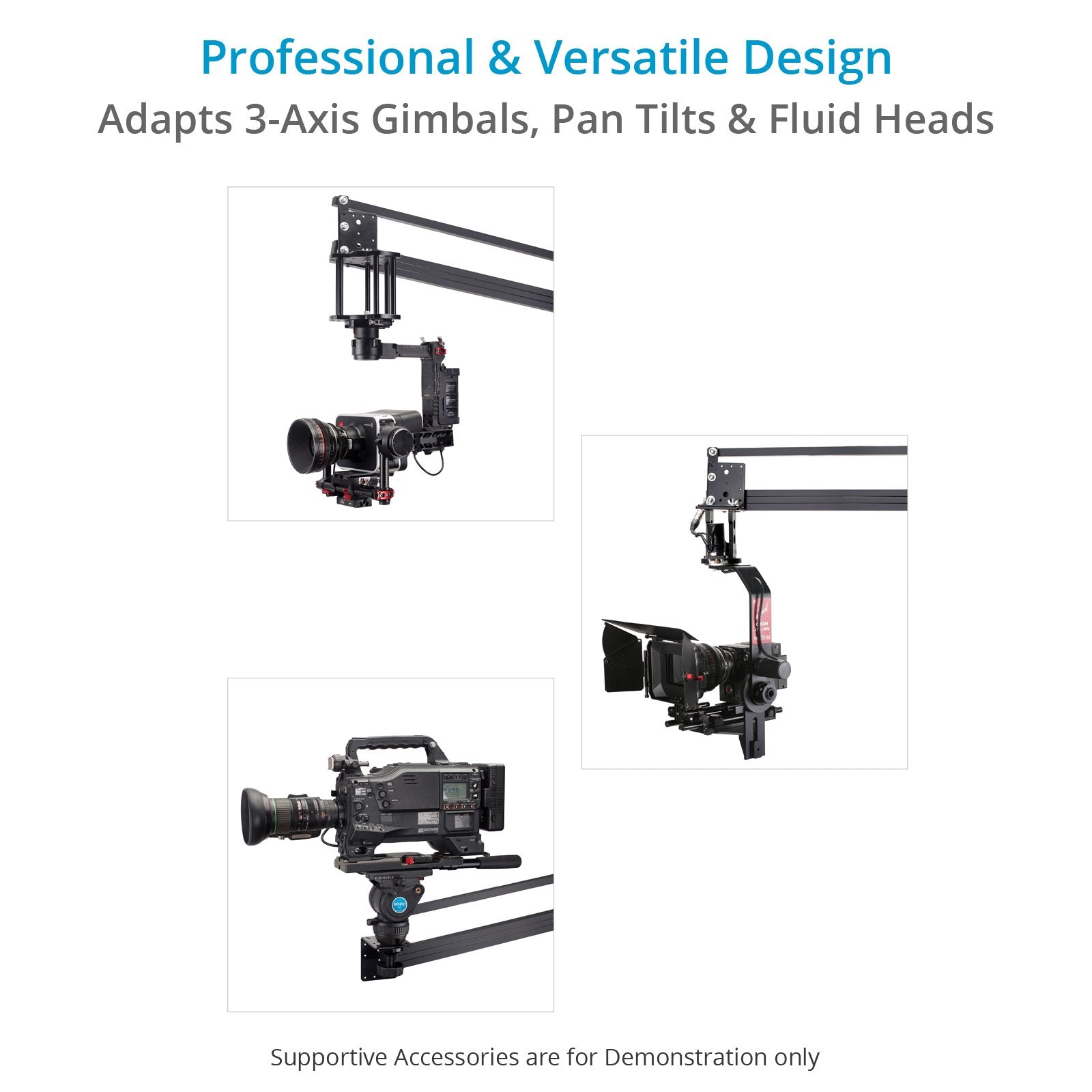 PROAIM 9ft Camera Jib DSLR Video Crane with Jib Stand