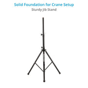 Proaim 9ft Camera Crane Jib with Stand for Gimbals, Pan-Tilt & Fluid Head